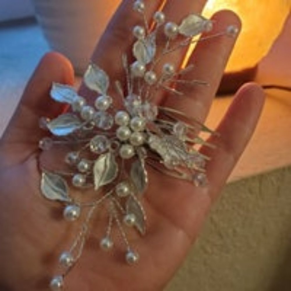 Pearl & Crystal Bridal Hair Comb
